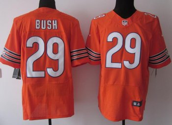 Nike Chicago Bears #29 Michael Bush Orange Nike NFL Jerseys Cheap