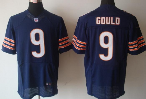 Nike Chicago Bears 9 Robbie Gould Blue Elite Nike NFL Jerseys Cheap