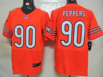 Nike Chicago Bears 90 Julius Peppers Orange Elite Nike NFL Jerseys Cheap