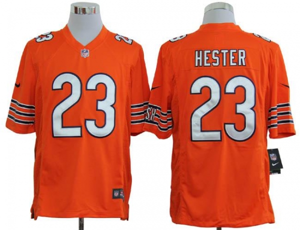 Nike Chicago Bears 23 Hester Orange Game Nike NFL Jerseys Cheap