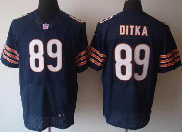 Nike Chicago Bears 89 DITKA White Blue Nike NFL Jerseys Cheap