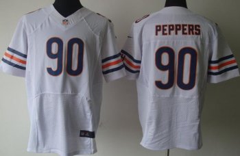 Nike Chicago Bears 90 Julius Peppers White Elite Nike NFL Jerseys Cheap