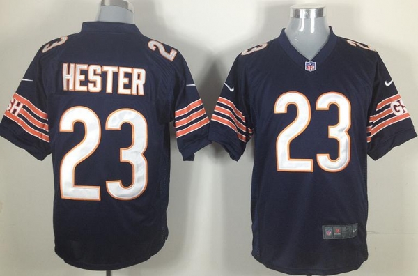 Nike Chicago Bears 23# Hester Blue Nike NFL Jerseys Cheap