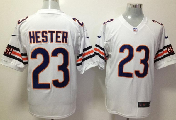 Nike Chicago Bears 23# Hester White Nike NFL Jerseys Cheap