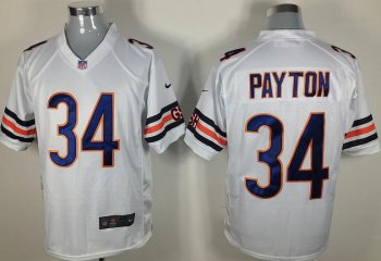 Nike Chicago Bears 34 Walter Payton White Nike NFL Jerseys Cheap