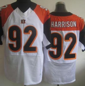 Nike Cincinnati Bengals 92 James Harrison White Elite NFL Jersey Cheap