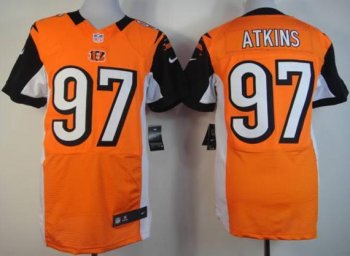 Nike Cincinnati Bengals #97 Geno Atkins Orange Elite NFL Jerseys Cheap