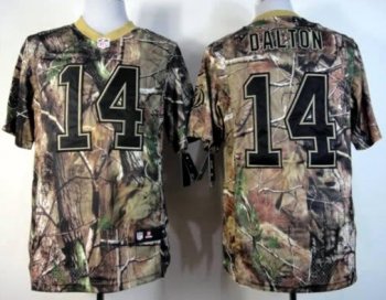 Nike Cincinnati Bengals 14# Andy Dalton Camo Realtree Elite NFL Jersey Cheap