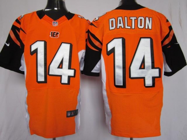 Nike Cincinnati Bengals 14# Andy Dalton Orange Elite Nike NFL Jerseys Cheap