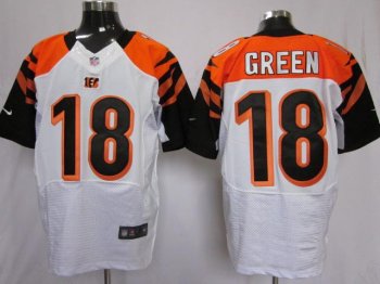 Nike Cincinnati Bengals 18# A.J.Green White Elite Nike NFL Jerseys Cheap