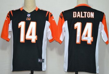 Nike Cincinnati Bengals 14# Andy Dalton Black Game Nike NFL Jerseys Cheap