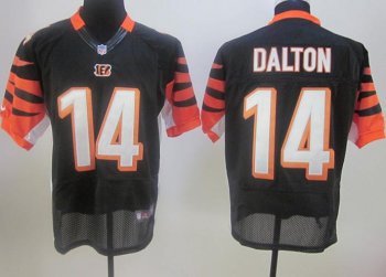 Nike Cincinnati Bengals #14 Andy Dalton Black Nike NFL Jerseys Cheap