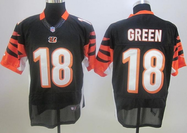 Nike Cincinnati Bengals #18 A.J.Green Black Nike NFL Jerseys Cheap