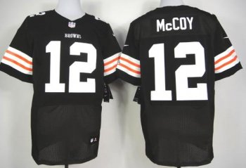 Nike Cleveland Browns 12 Colt Mccoy Brown Elite Nike NFL Jerseys Cheap