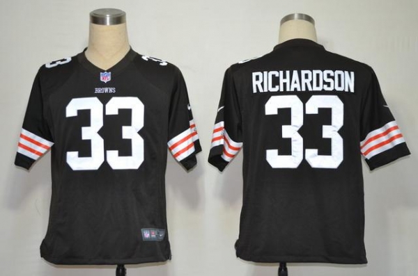 Nike Cleveland Browns 33 Richardson Brown Game Nike NFL Jerseys Cheap