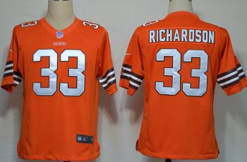 Nike Cleveland Browns 33# Trent Richardson Orange Game Nike NFL Jerseys Cheap