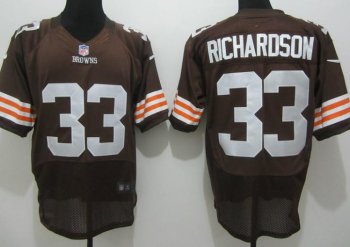 Nike Cleveland Browns 33# Trent Richardson Brown Elite Nike NFL Jerseys Cheap