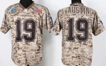 Nike Dallas Cowboys 19 Miles Austin Salute to Service Digital Camo Elite NFL Jersey Cheap