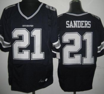 Nike Dallas Cowboys 21 Deion Sanders Blue Elite NFL Jerseys Cheap