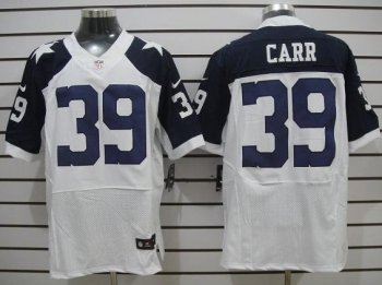 Nike Dallas Cowboys #39 Brandon Carr White Thankgivings Elite NFL Jerseys Cheap