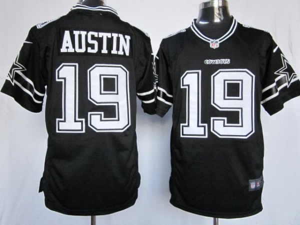 Nike Dallas Cowboys 19# Miles Austin Black Game Nike NFL Jerseys Cheap