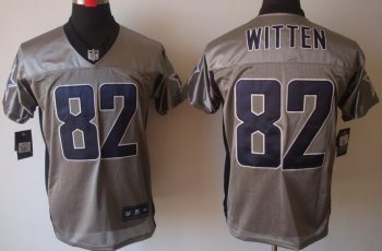 Nike Dallas Cowboys #82 Jason Witten Grey Shadow NFL Jerseys Cheap