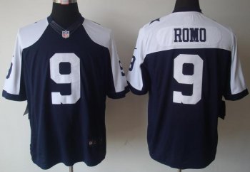 Nike Dallas Cowboys 9 Romo Blue Thankgivings Game LIMITED NFL Jerseys Cheap