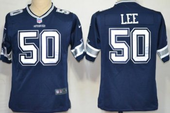 Nike Dallas Cowboy 50 Sean Lee Blue Game Nike NFL Jerseys Cheap