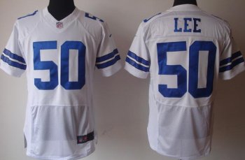 Nike Dallas Cowboy 50 Sean Lee White Nike NFL Jerseys Cheap