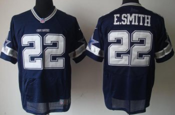 Nike Dallas Cowboys 22 E.SMITH Blue Nike NFL Jerseys Cheap