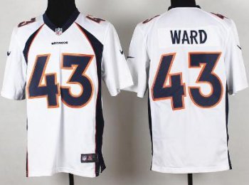 Nike Denver Broncos 43 T.J. Ward White Game NFL Jerseys Cheap