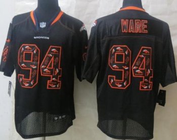 Nike Denver Broncos 94 DeMarcus Ware Lights Out Black Elite NFL Jersey 2014 New Cheap