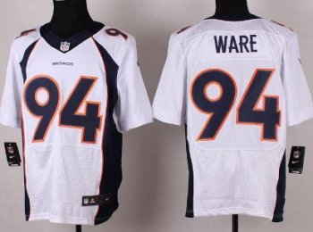 Nike Denver Broncos 94 DeMarcus Ware Elite White NFL Jerseys Cheap