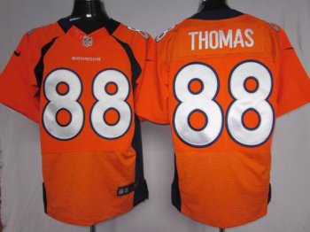 Nike Denver Broncos 88# Demaryius Thomas Orange Elite Nike NFL Jerseys Cheap