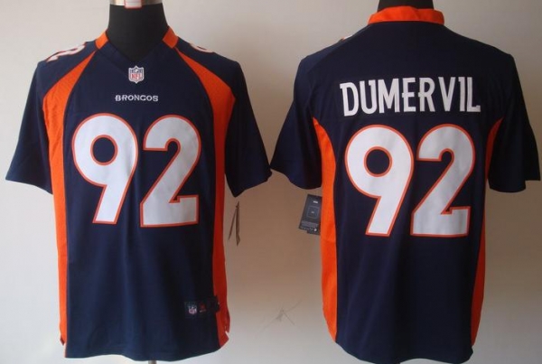 Nike Denver Broncos 92# Elvis Dumervil Blue Game Nike NFL Jerseys Cheap