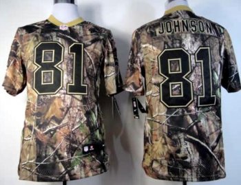 Nike Detroit Lions 81# Calvin Johnson Camo Realtree NFL Jersey Cheap