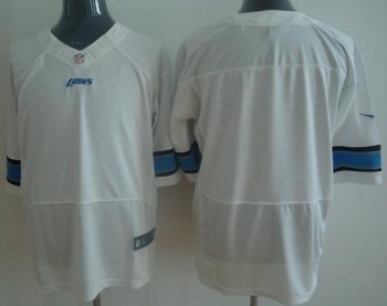 Nike Detroit Lions Blank White Elite NFL Jerseys Cheap