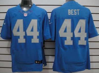 Nike Detroit Lions #44 Best Blue Elite Nike NFL Jerseys Cheap