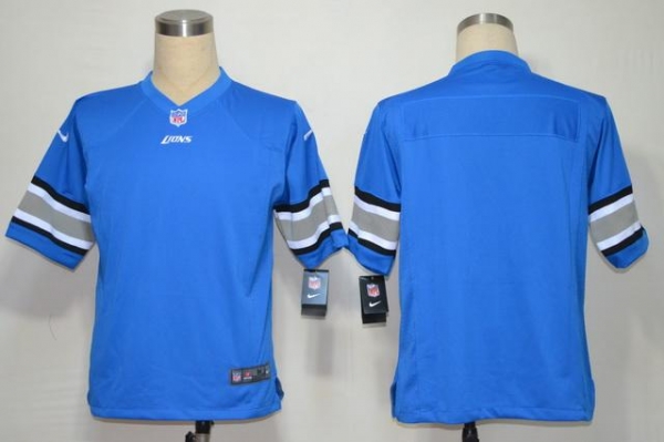 Nike Detroit Lions Blank Blue Game Nike NFL Jerseys Cheap