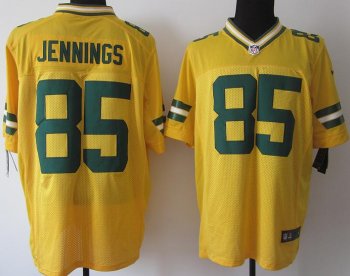 Nike Green Bay Packers #85 Greg Jennings Yellow Elite Nike NFL Jerseys Cheap