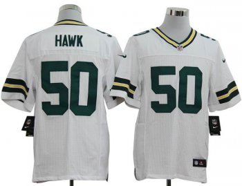 Nike Green Bay Packers 50 A.J.Hawk White Elite Nike NFL Jerseys Cheap