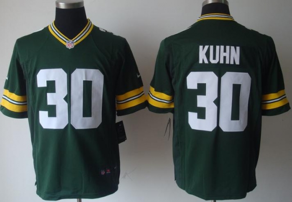 Nike Green Bay Packers 30# John Kuhn Green Game Nike NFL Jerseys Cheap