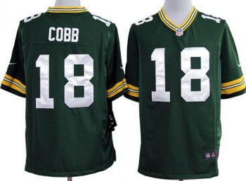 Nike Green Bay Packers #18 Randall Cobb Green Game Nike NFL Jerseys Cheap