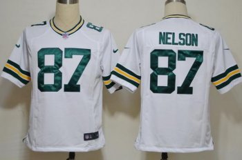 Nike Green Bay Packers #87 Jordy Nelson White Game Nike NFL Jerseys Cheap