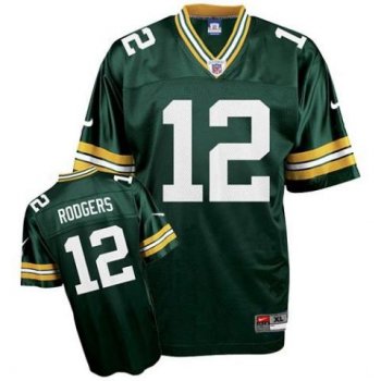 Nike Green Bay Packers #12 Aaron Rodgers Green Nike NFL Jerseys Cheap