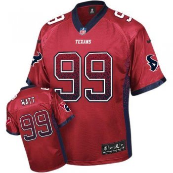 Nike Houston Texans 99 J.J. Watt Red Drift Fashion Elite NFL Jerseys Cheap