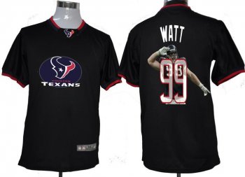 Nike Houston Texans 99 Watt Black All-Star Fashion NFL Jerseys Cheap