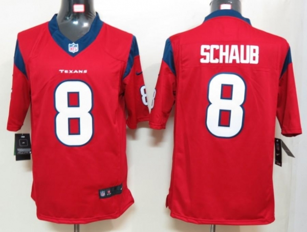 Nike Houston Texans 8 Matt Schaub Red Game NFL Jerseys Cheap