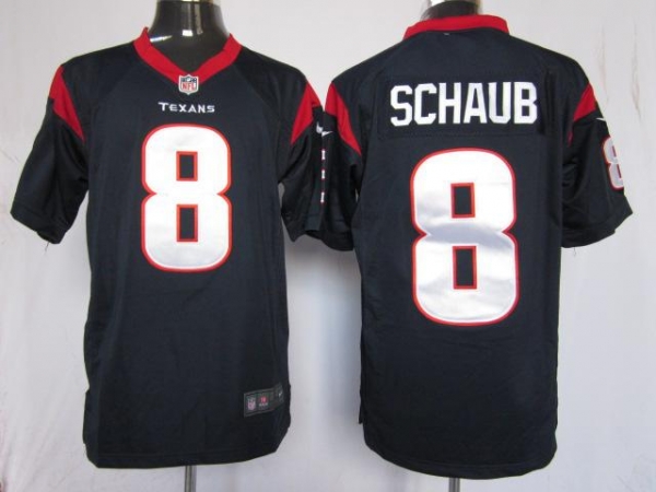 Nike Houston Texans 8 Matt Schaub Blue Game NFL Jerseys Cheap