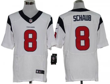 Nike Houston Texans 8 Matt Schaub White Elite Nike NFL Jerseys Cheap